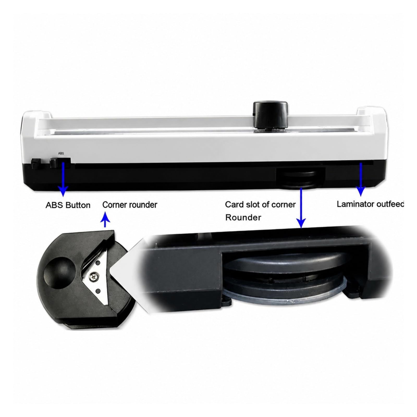 Laminiergerät, YE288 Fotolaminator A4 Laminiergerät für Zuhause,Büro | Heiß Und Kalt, 265 W/130 W, Maximale Dicke 0,5 Mm, 400 X 160 65 Mm, 2,3 Kg, DL0070