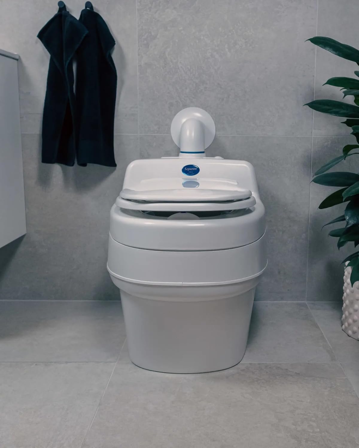 Trenntoilette/Trockentoilette Villa, Komposttoilette, Campingtoilette, Camper, Boot, Wohnmobil, Tiny House, Trockenklo