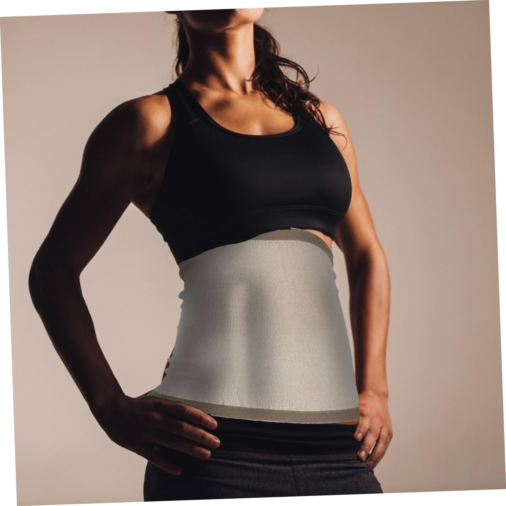 MOLUCKFU Waist Support Comfy Brace Warm Keeping Waist Strap Kidney Binder Supports Lumbar Waist Brace Waist Back Brace Adjustable Waist Belt Lower Back Guard Warm Lumbar Belt Girdle Blended