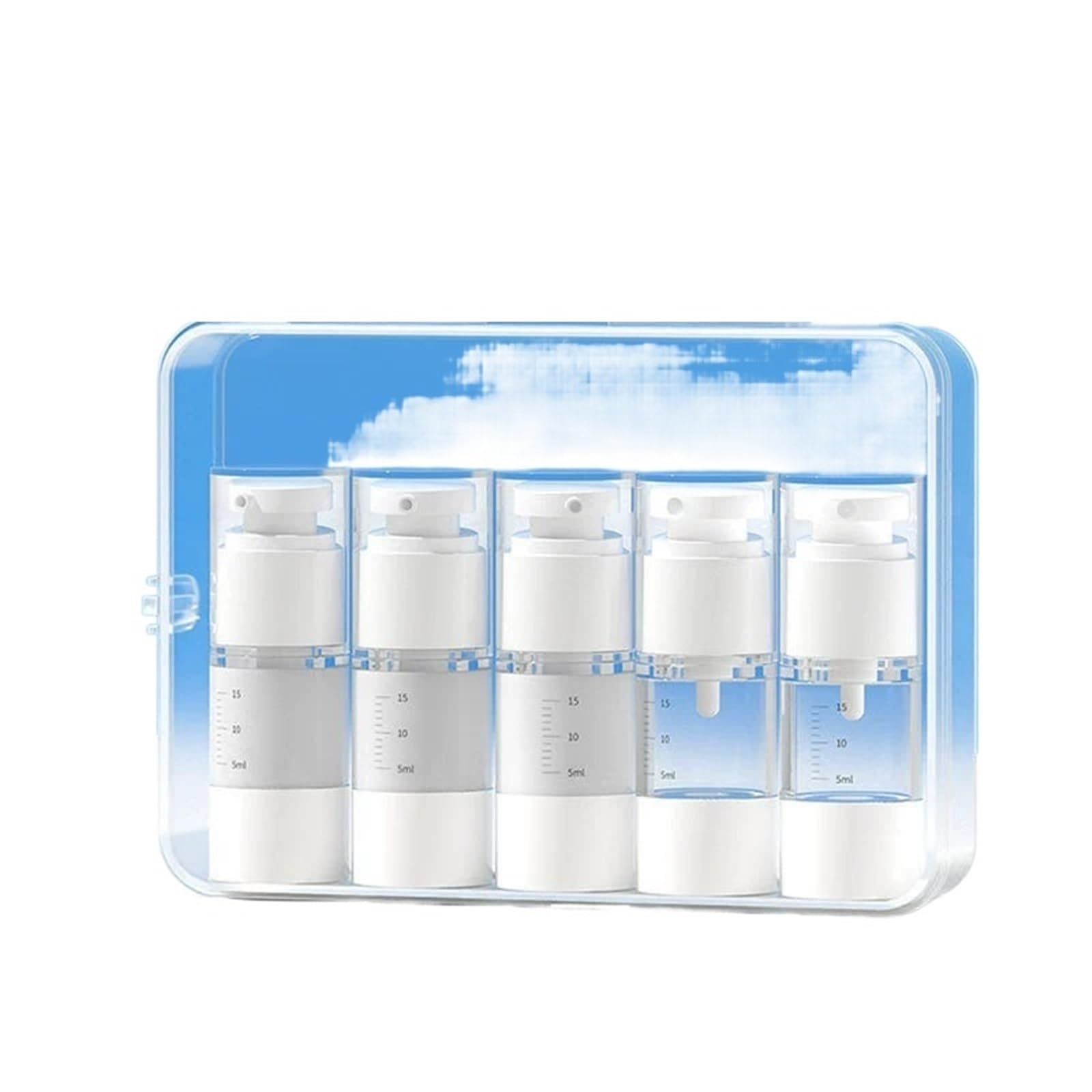 Vacuum Portable Cosmetic Dispenser Bottle Spray Lotion Press-type Travel(2)