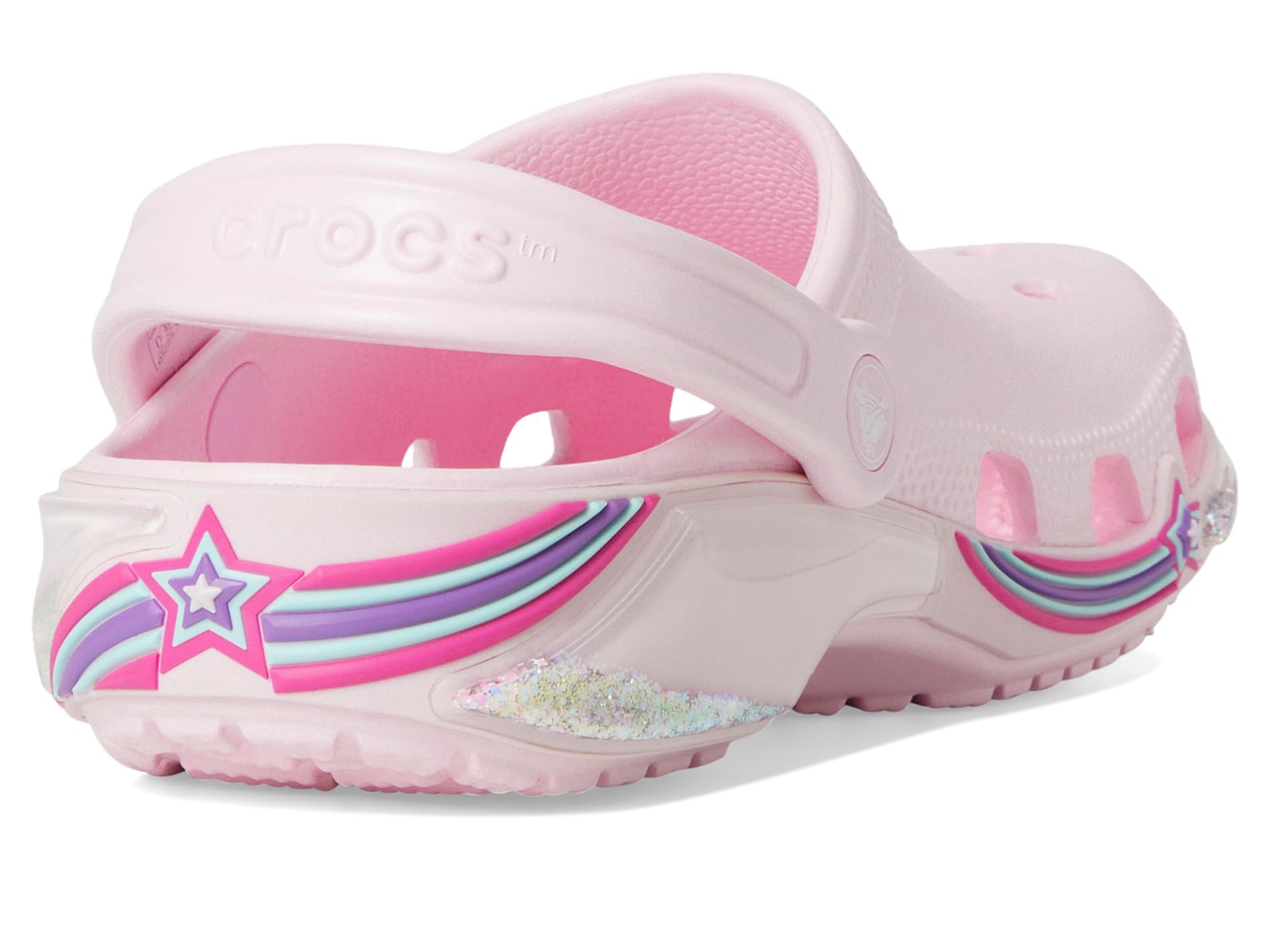 Crocs Classic Star Sparkle Shaker Clog K, Zuecos Unisex niños