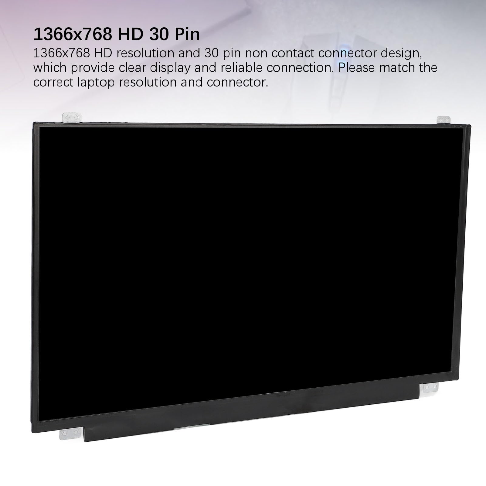 CHICIRIS Schermo LCD Lucido da 15,6 Pollici per Riparazione Laptop, Risoluzione HD 1366x768, Modello NT156WHM-N32, Ideale per Lavoro e Studio