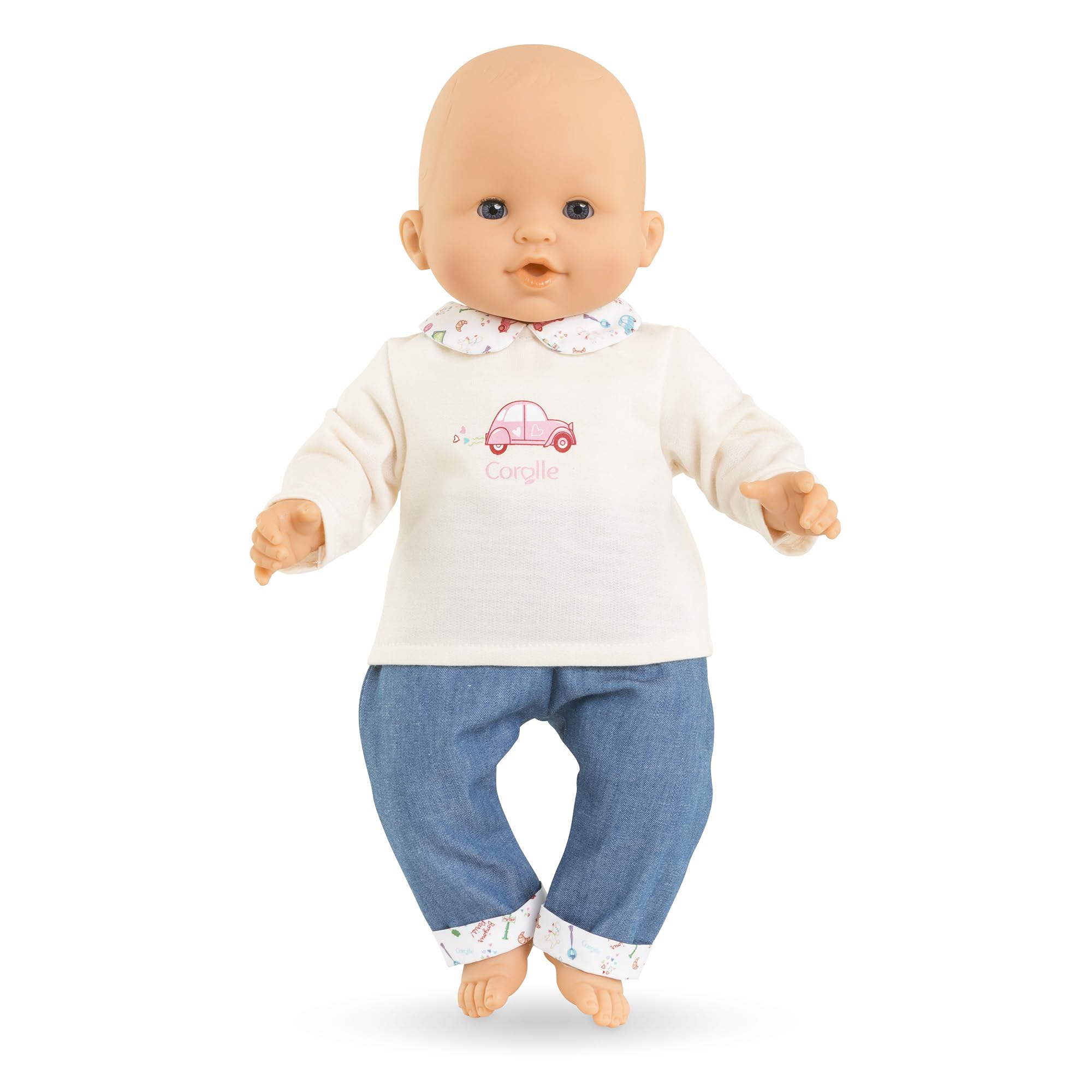 Corolle - Manteau Pétales de Cœurs, vêtement, pour Poupon 30cm, dès 18 Mois, 9000110990