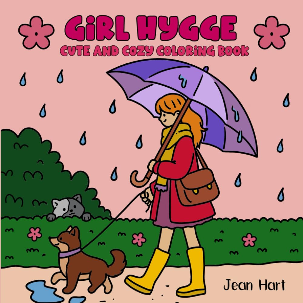 Girl Hygge: Cute and Cozy Coloring Book