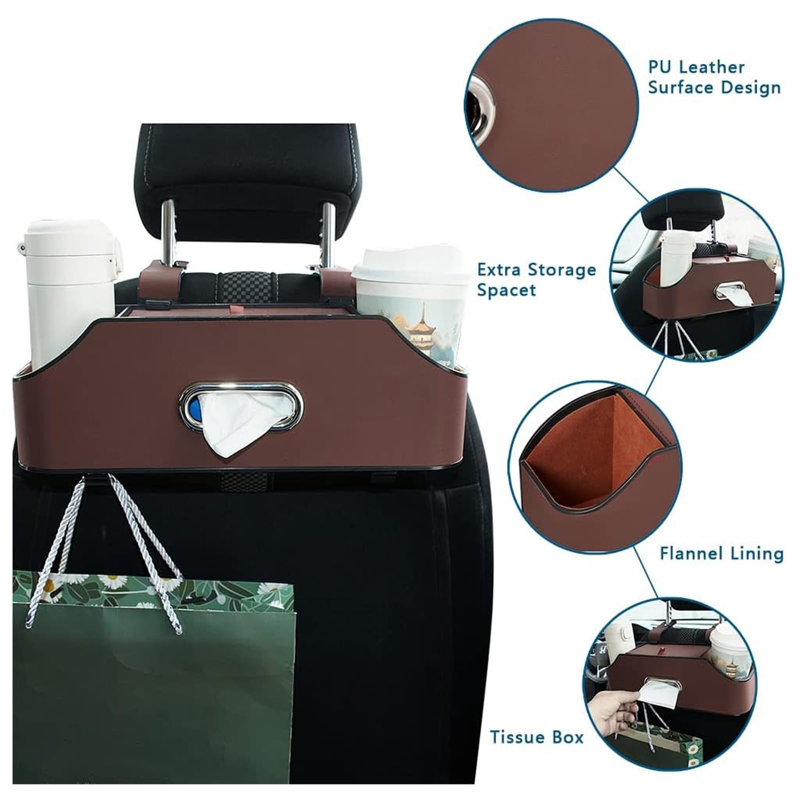 Organizador Respaldo Asiento Coche para Benz GLE-Class/Sprinter/AMG