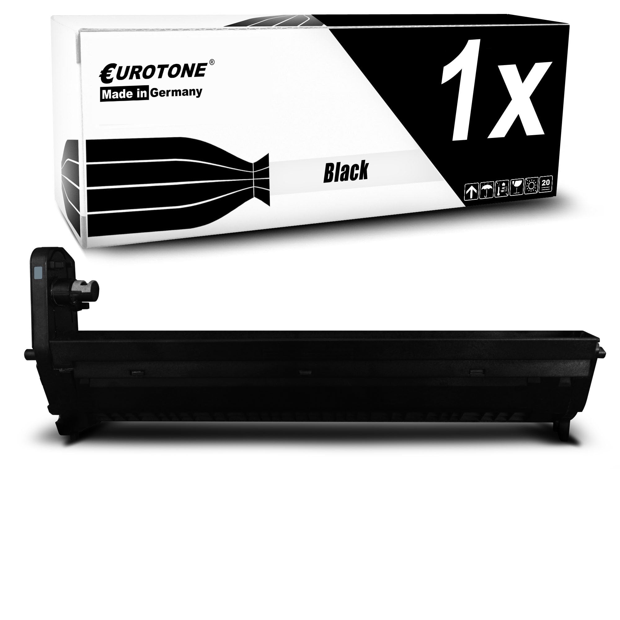 Tambour noir Eurotone compatible Oki C710 remplace le modèle 43913808 - 8