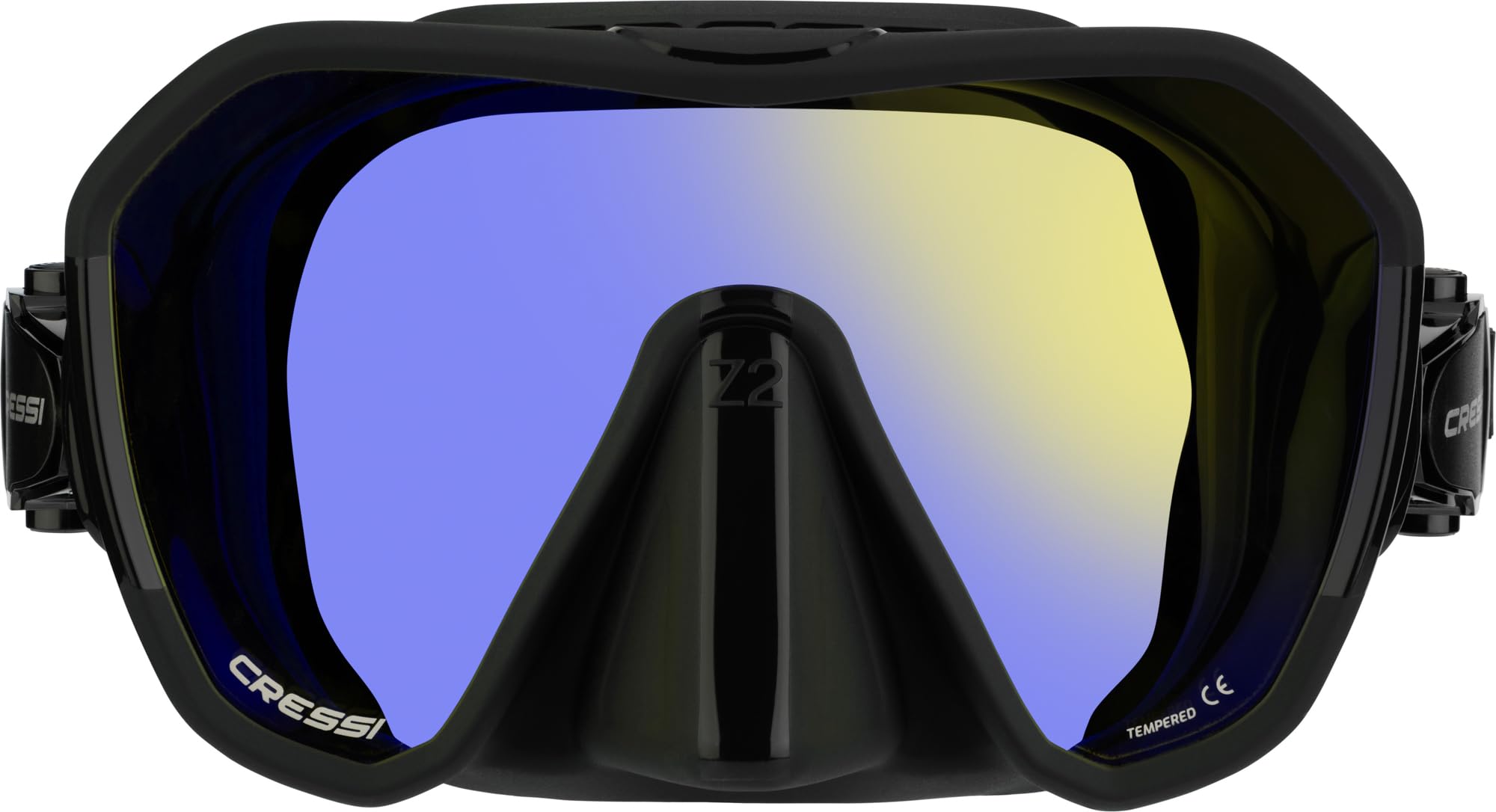 Amazon.com : Cressi Z2 Frameless Masks, Black/Yellow, Inner Yellow