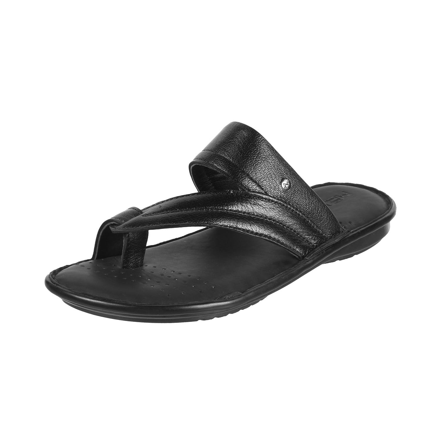 Metro Men Black Thong Leather Chappal UK/10 EU/44 (16-597) (B0C7CKB8Q3) Amazon Price History, Amazon Price Tracker