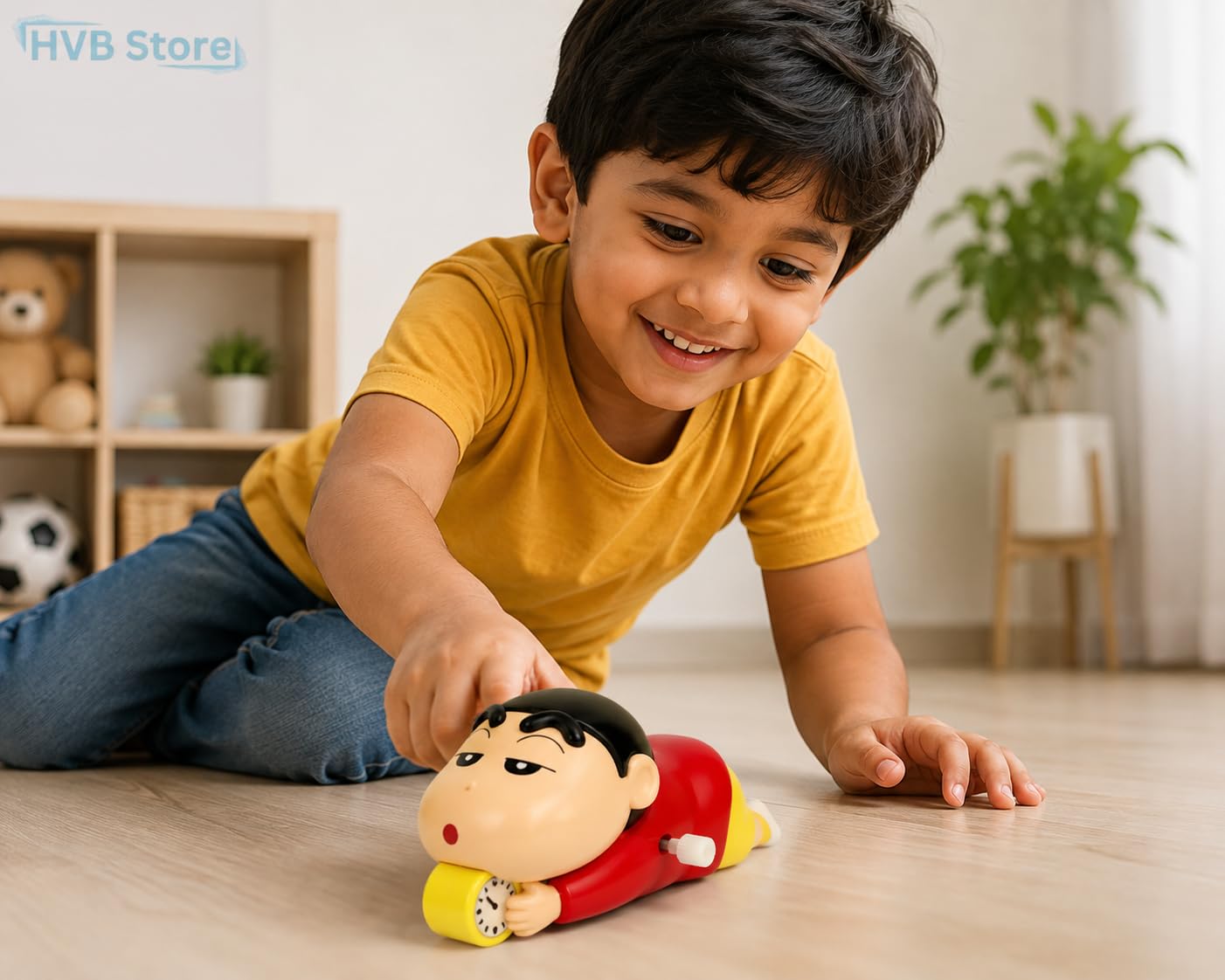 HVB Shinchan Toy for Kids, Crawling Shinchan Action Figure Movable Toy for Babies, Key Operated Wind Up Toys for Kids — Amazon image 11