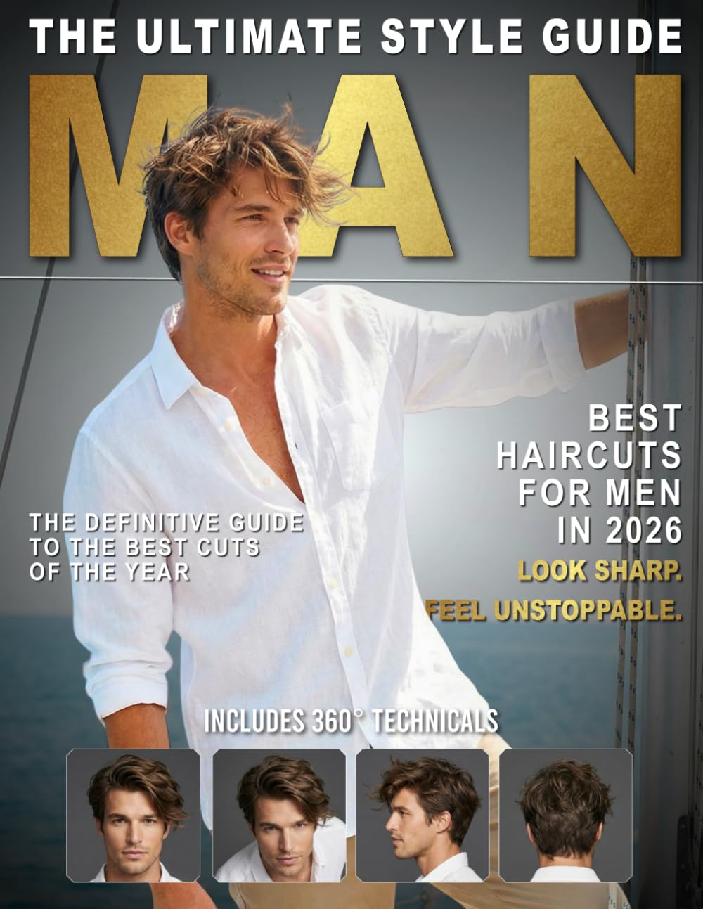 Best Haircuts for Men in 2026: The 2026 Visual Reference Guide with 360° Photos, Barber Scripts, and Face Shape Analysis for Fades, Textured Crops, Quiffs, and Buzz Cuts