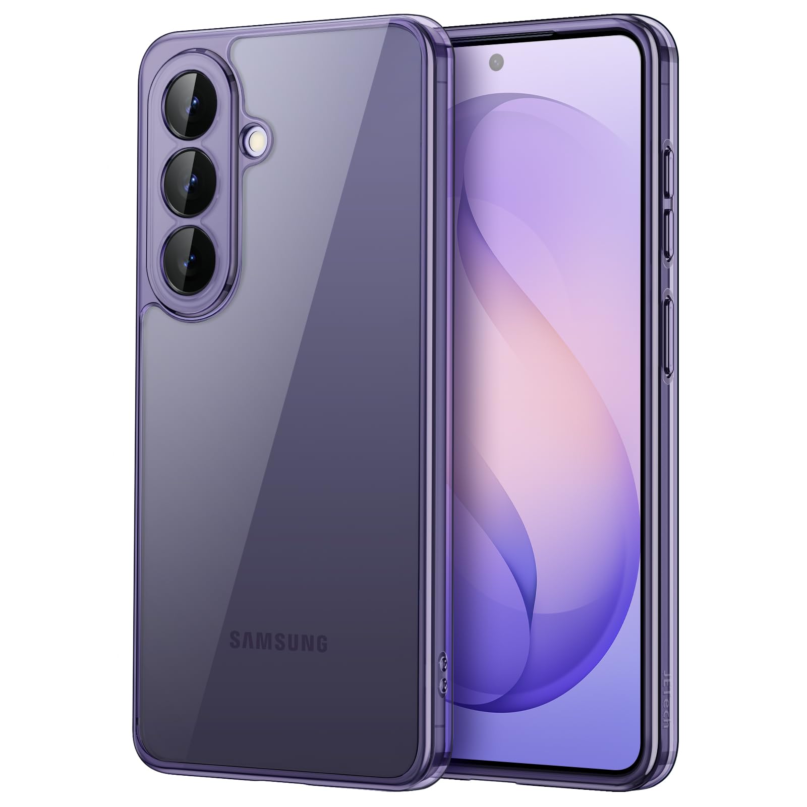 JETech Cover Case for Samsung Galaxy S26, Camera Lens Full Protection, Non-Yellowing Shockproof Bumper Phone Cover, Anti-Scratch Hard PC Back (Cobalt Violet)-image-26
