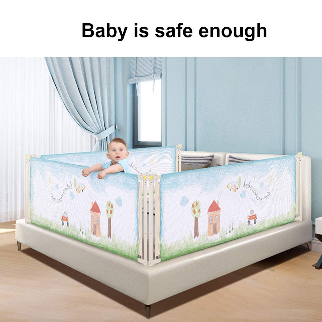 Cama Alta de Seguridad para bebés Seguridad para bebés Barandilla de Cama Alta Elevación Vertical Niños pequeños Niños Niños Barandilla de Cama portátil Guardia de Cama Individual