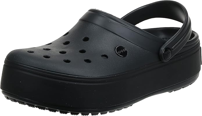 crocs platform black