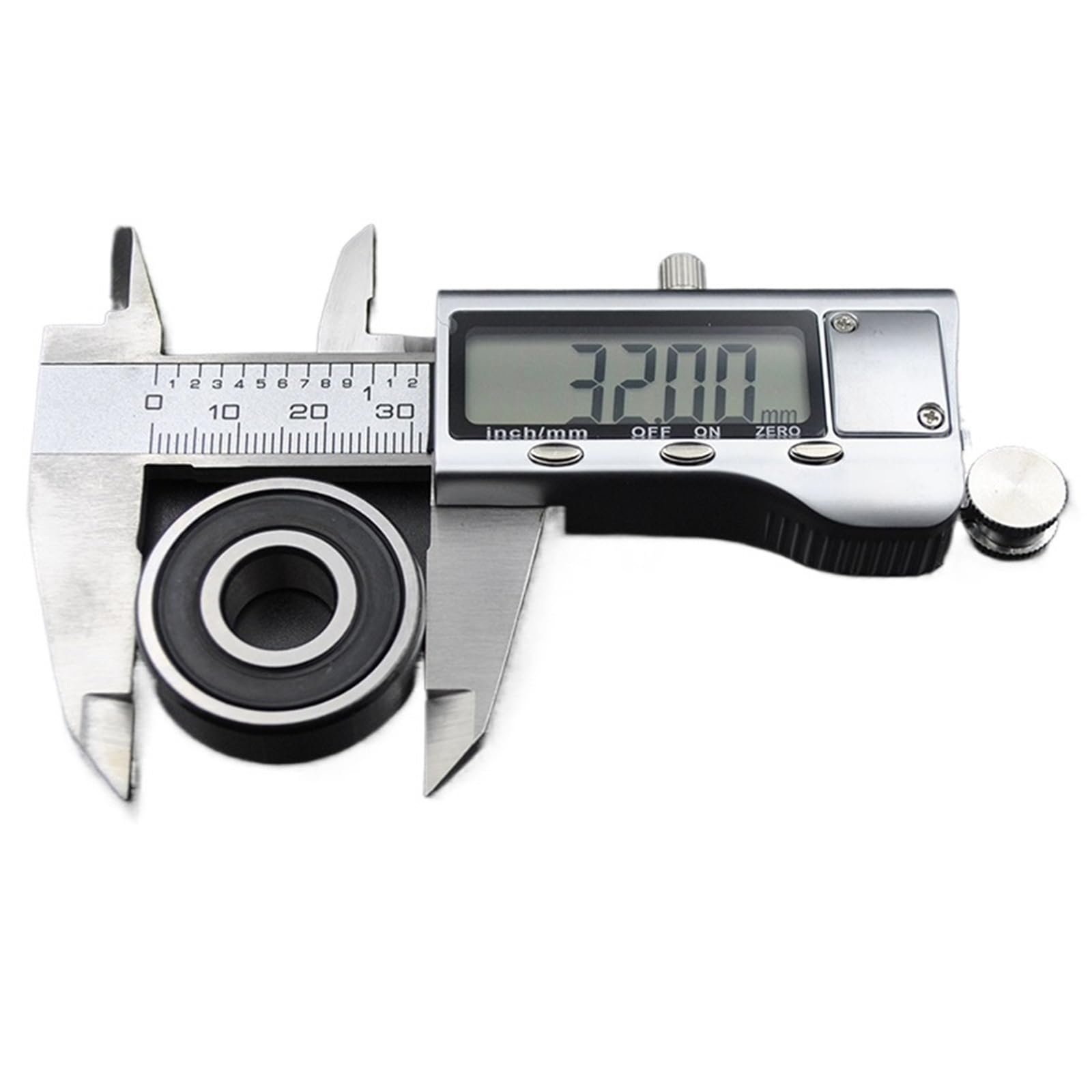 Calibrador Digital de Acero Inoxidable de Alta precisión de 150 mm en Pulgadas y mm for medir Herramientas de rodamientos(Stainless Caliper)