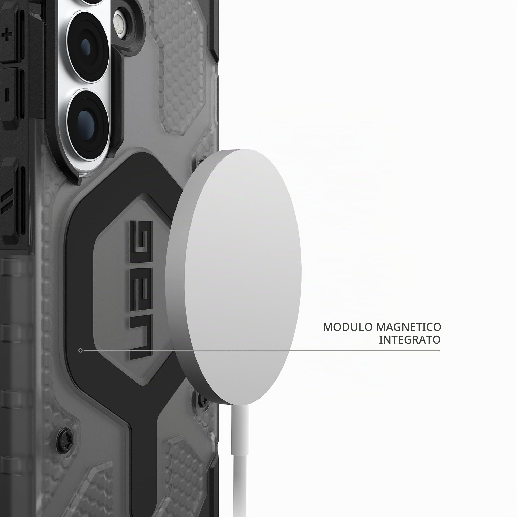 URBAN ARMOR GEAR Pathfinder MS Custodia Galaxy S26 | Perfetta aderenza | Resistenza alle cadute di 5,4 m | Modulo magnetico | Bordi rialzati | Tutte le porte accessibili