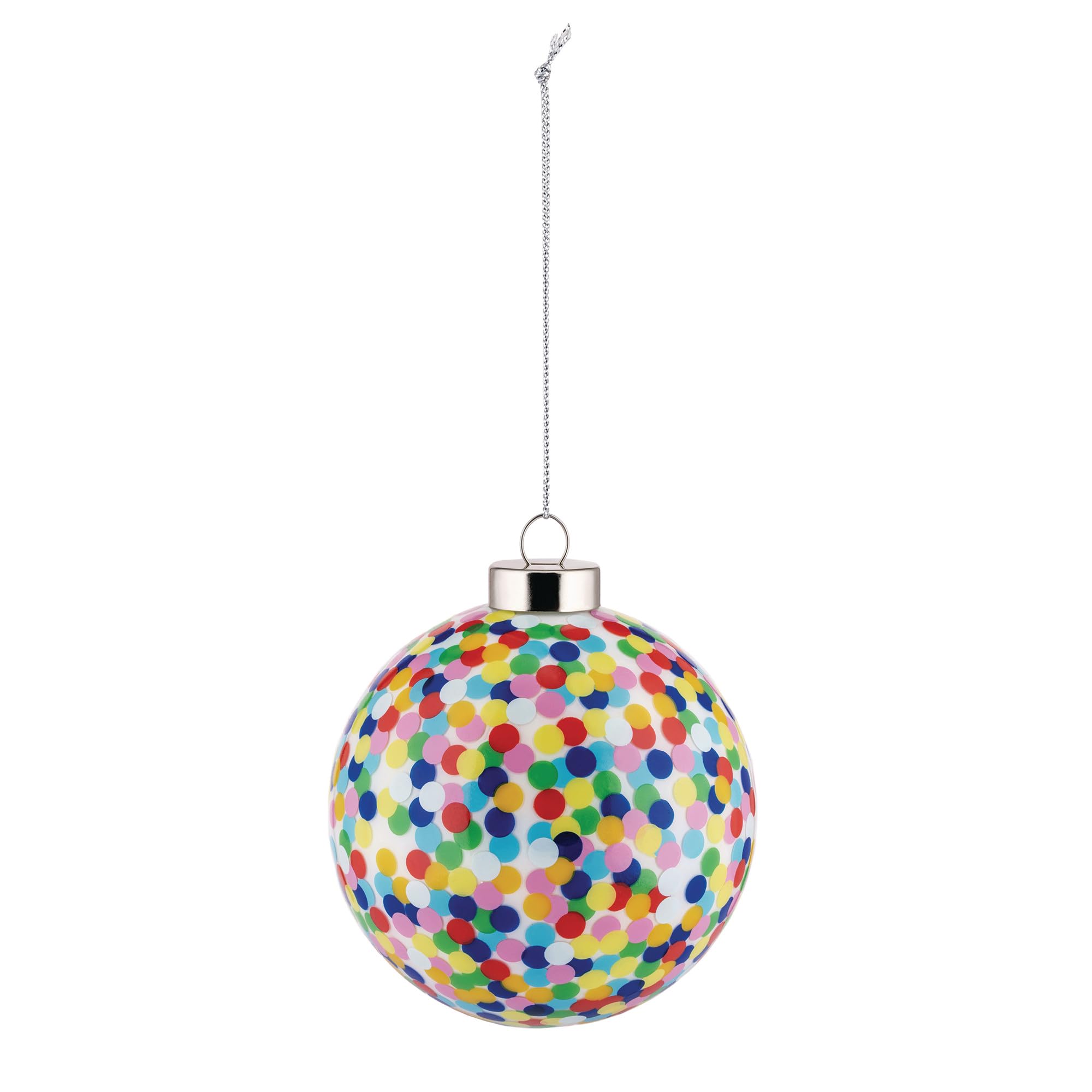 Alessi Multicolor Proust Am43 1 - Design Christmas Tree Bauble, In Blown Glass, Hand-Decorated