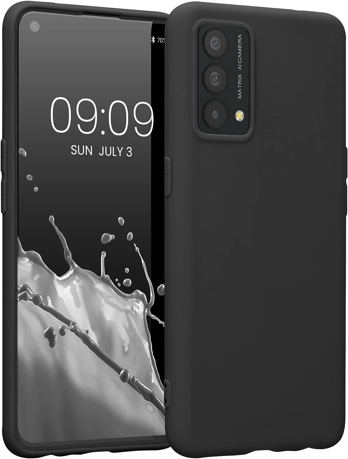 FitSmart Shockproof Carbon Fiber Flexible Back Cover for Realme Narzo 30 Pro 5G - Black (B08Y94LJVW) Amazon Price History, Amazon Price Tracker
