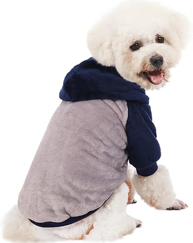 Miniatura 9 de FabriCastle Suéter para perro, paquete de 3 prendas para perros y gatos, chaquetas ultrasuaves y cálidas para mascotas XXS XS para perros pequeños