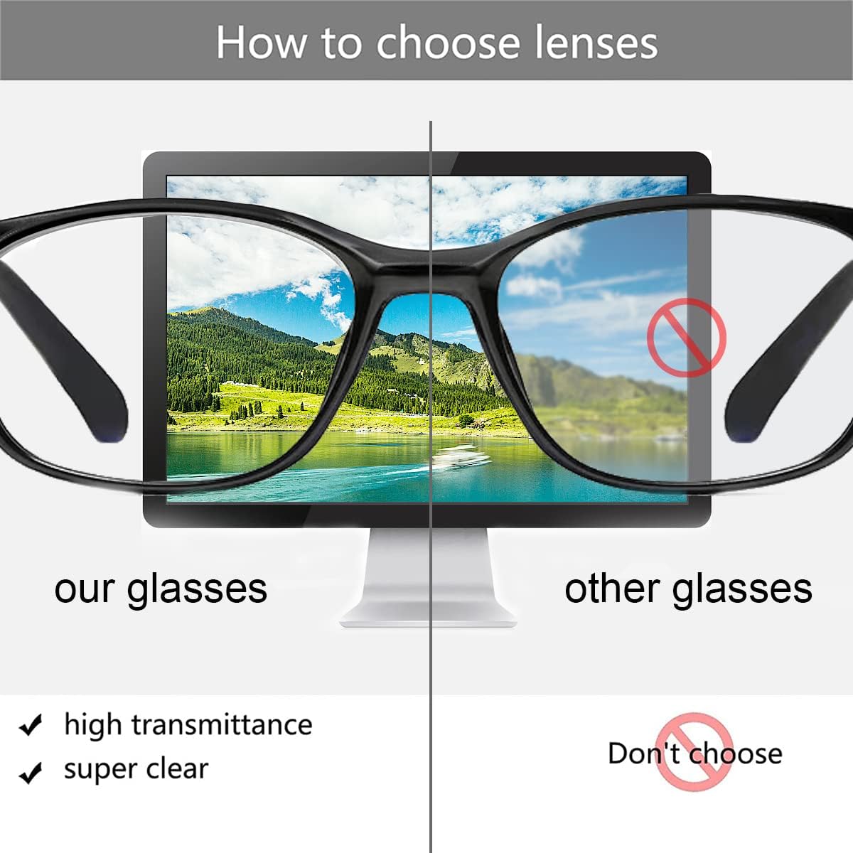 YIMI Nearsighted Distance Glasses Anti Blue Light Short Sighted Eyewear Negative Power Retro Myopia Glasses for Men and Women