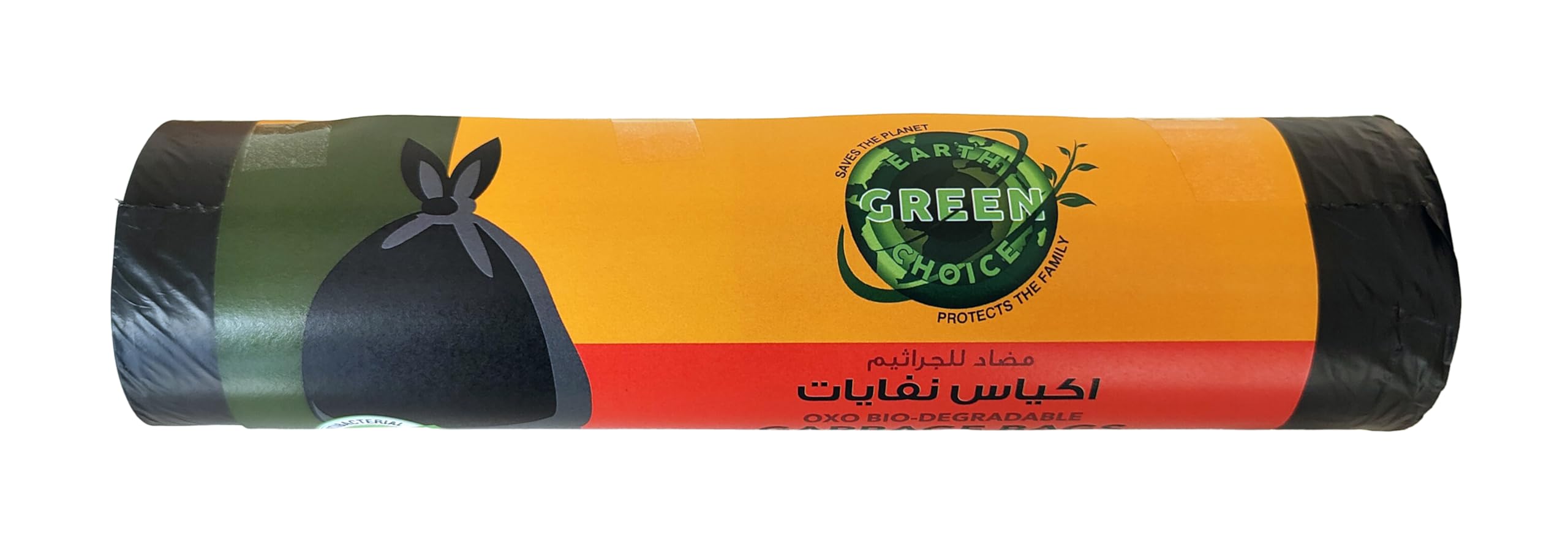 EARTH GREEN CHOICEBio Degradable Black Garbage Bags 67 Gallons Large 105X125 Cms 10 Bags