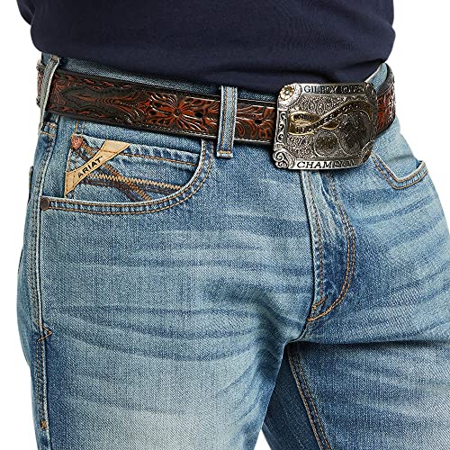 ARIAT Men's M4 Orleans ABEL Light Wash Stretch Relaxed Straight Jeans - 10040751 38W x 30L US4