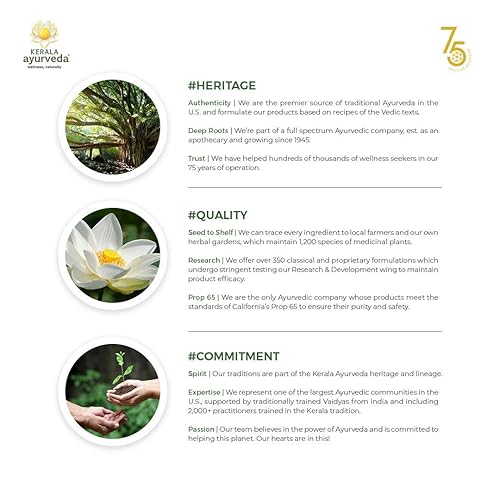 Miniatura 5 de Kerala Ayurveda Swarnamukhi Face Pack con Lotus y Azafrán - Limpia y Exfolia suavemente la piel muerta para toda la piel sensible y grasa, 1.7 Oz