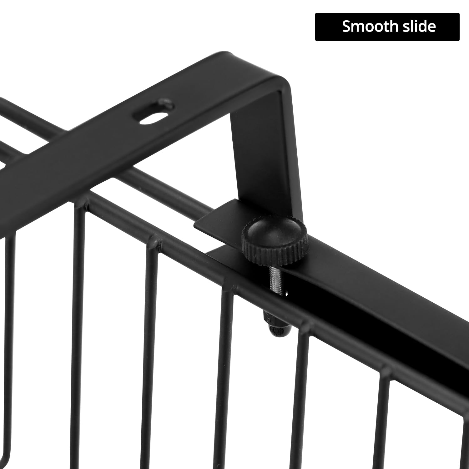 QWORK® Cajón debajo de la mesa de metal, capacidad de carga de 5-10 kg, cajones debajo del escritorio, se puede utilizar en oficinas, cocinas