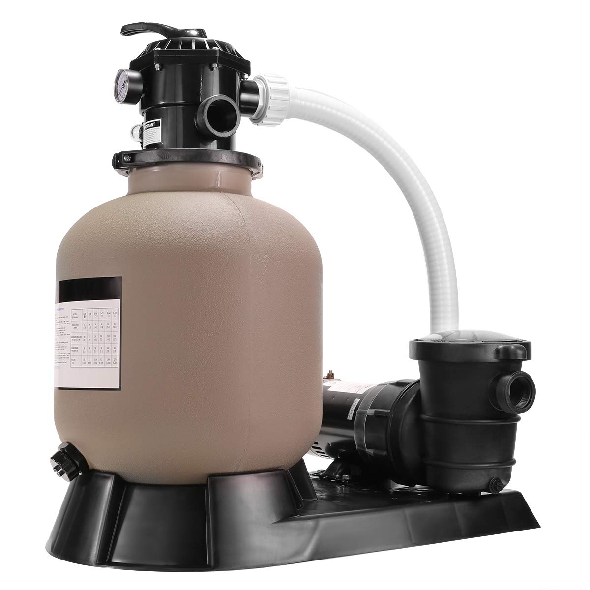 Buy XtremepowerUS 16" Sand Filter Above Ground Swimming Pool with 1.0HP