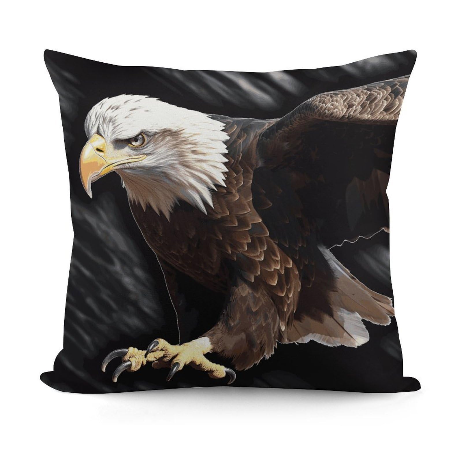 VstaDank an Eagle Throw Pillow Covers 18x18 Inch Soft Couch Home Decor Cushion Cover Comfortable Plush Square Cushion Case Farmhouse Decorative Pillowcase for Living Couch