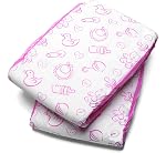 LittleForBig Printed Adult Diapers 2 Pieces - Nursery Blue L