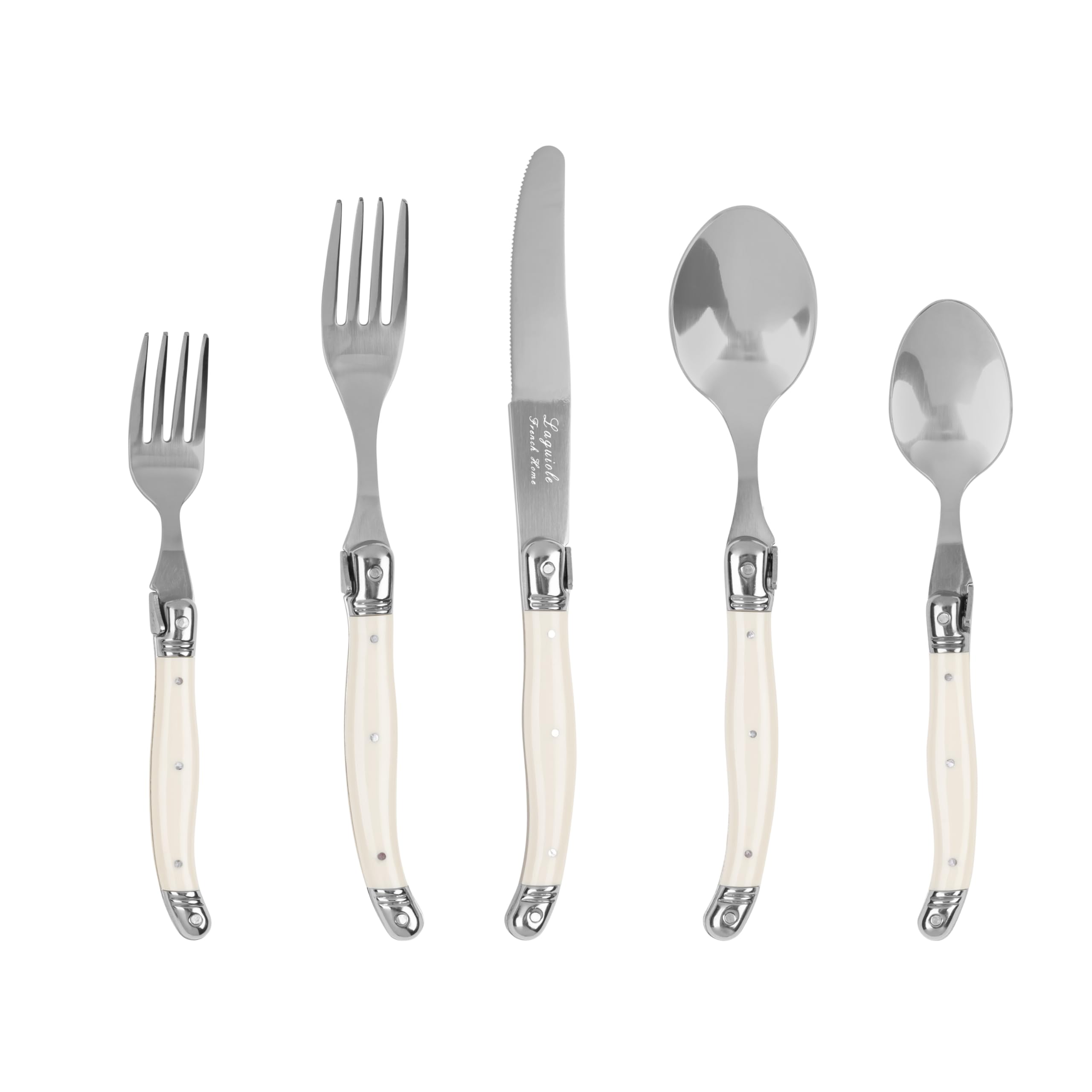 Amazon.com | French Home Laguiole 20 Piece Flatware Set – 18/10