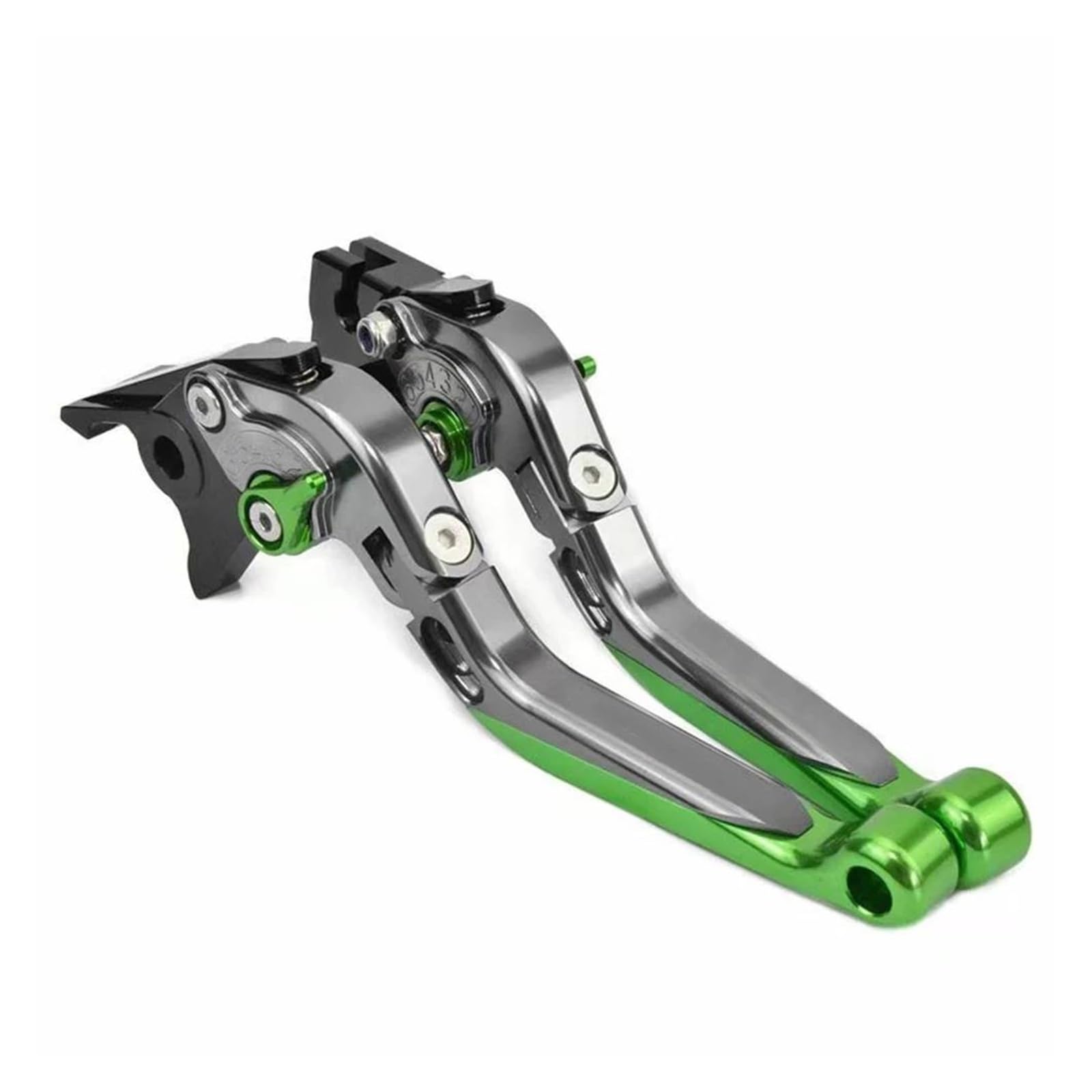 Rvevfbkbal Gg Brake Clutch Levers Adjustable Folding Extendable For Ninja 500 Ex500 Z500 2023-2025 Klr650 2022-2024 Klx300(Gg)