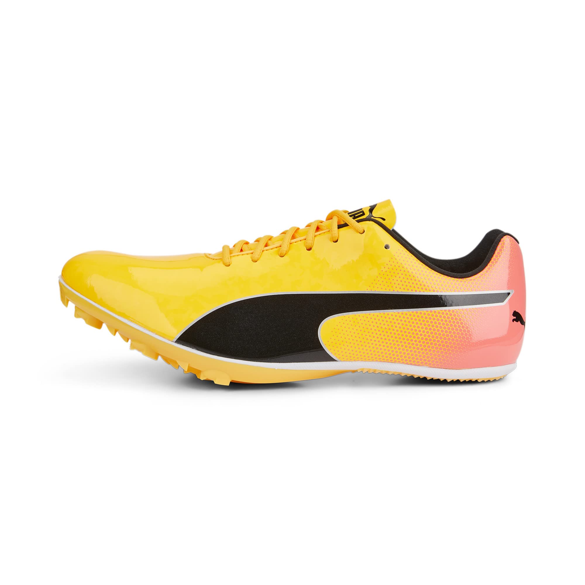 PUMA メンズ Evospeed Sprint スニーカー, Sun Stream-sunset Glow-black, 4.5
