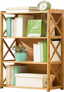 Libreria Scaffale per Libri in Legno A più Livelli, Vetrinetta per Libri Concisa Facile da Pulire per Bambini, Libreria Vintage per Camera da Letto(Size:4-Tier 70cm)