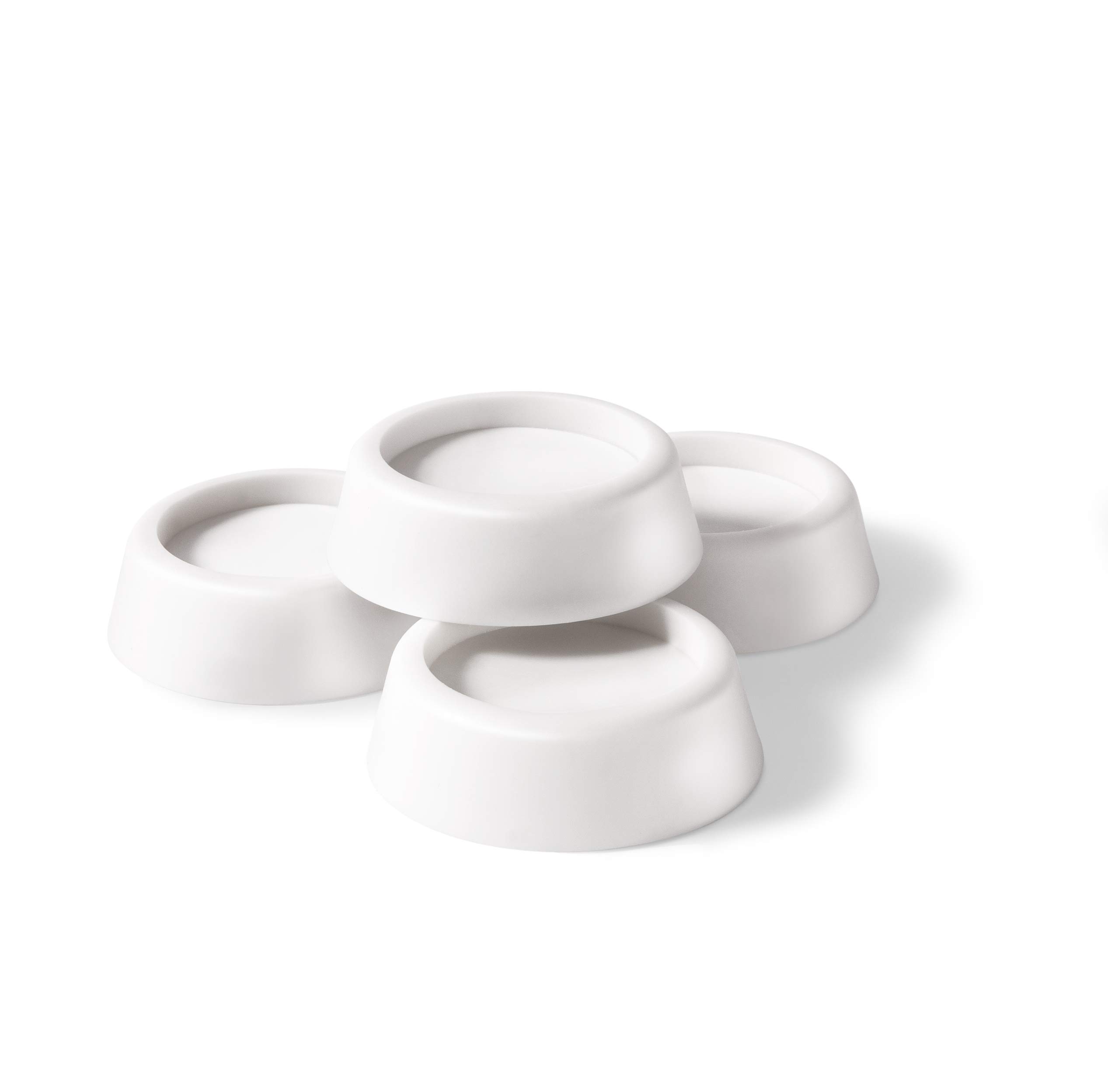 Ideaworks Washing Machine Antivibration pads - Washing Machine Stabilizer - Anti-Walk Dryer & Washer Vibration Pads - Silent Feet Non-Vibrant - Sleeker Design than Washing Machine Stand or Mat