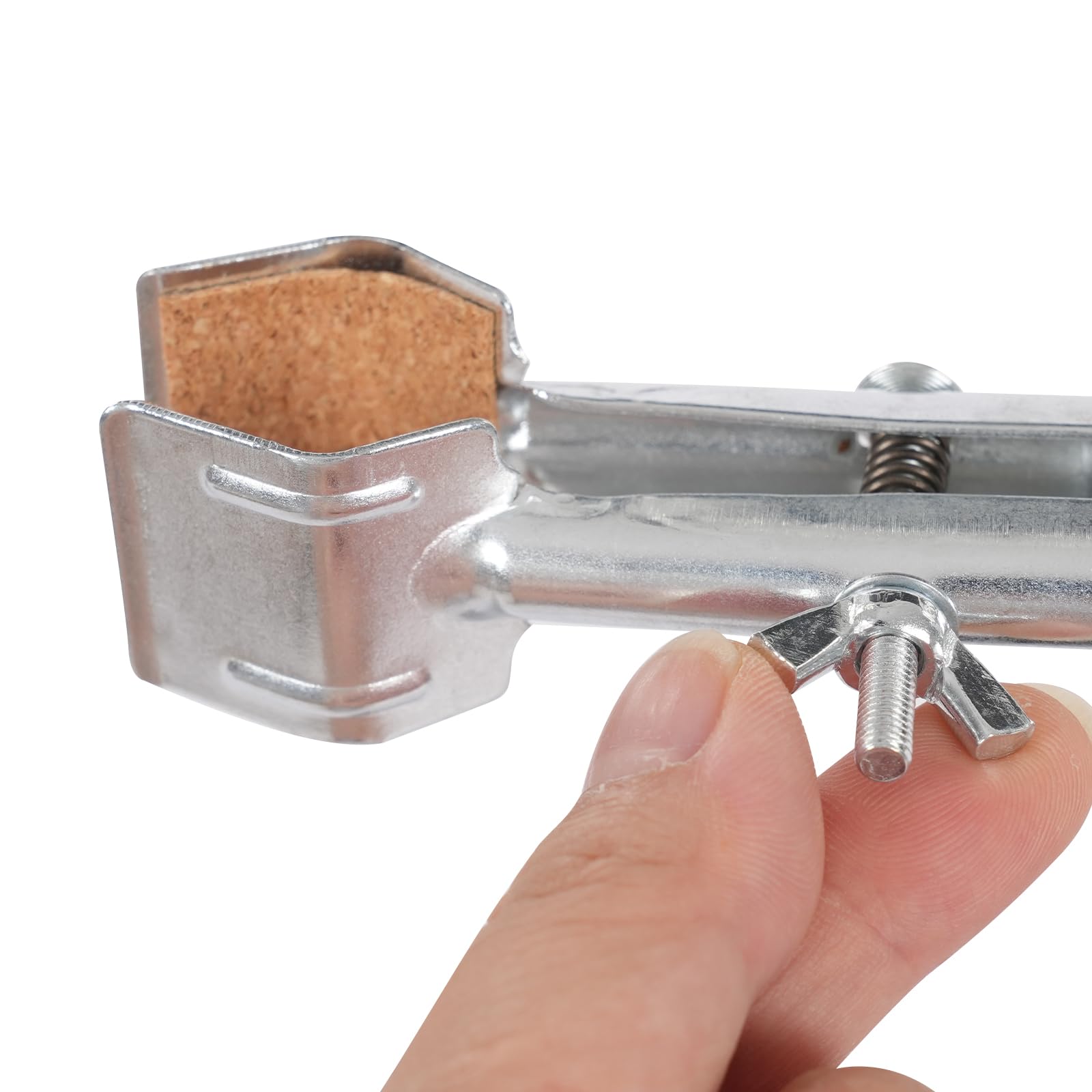 Supporto per laboratorio, 13 x 21 cm, lunghezza asta 50 cm, con morsetto regolabile in altezza, per esperimenti chimici e fisici