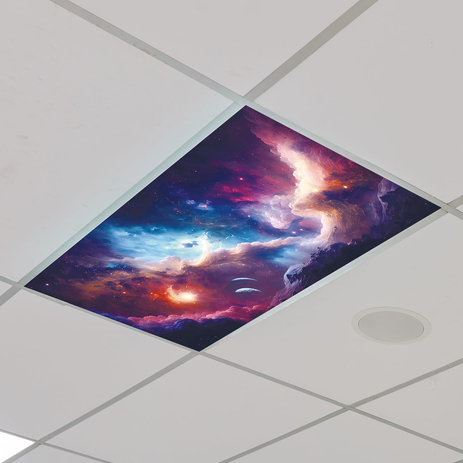 Filtre de lumière magnétique anti reflet Outus pour plafonnier 0,6x1,2 m