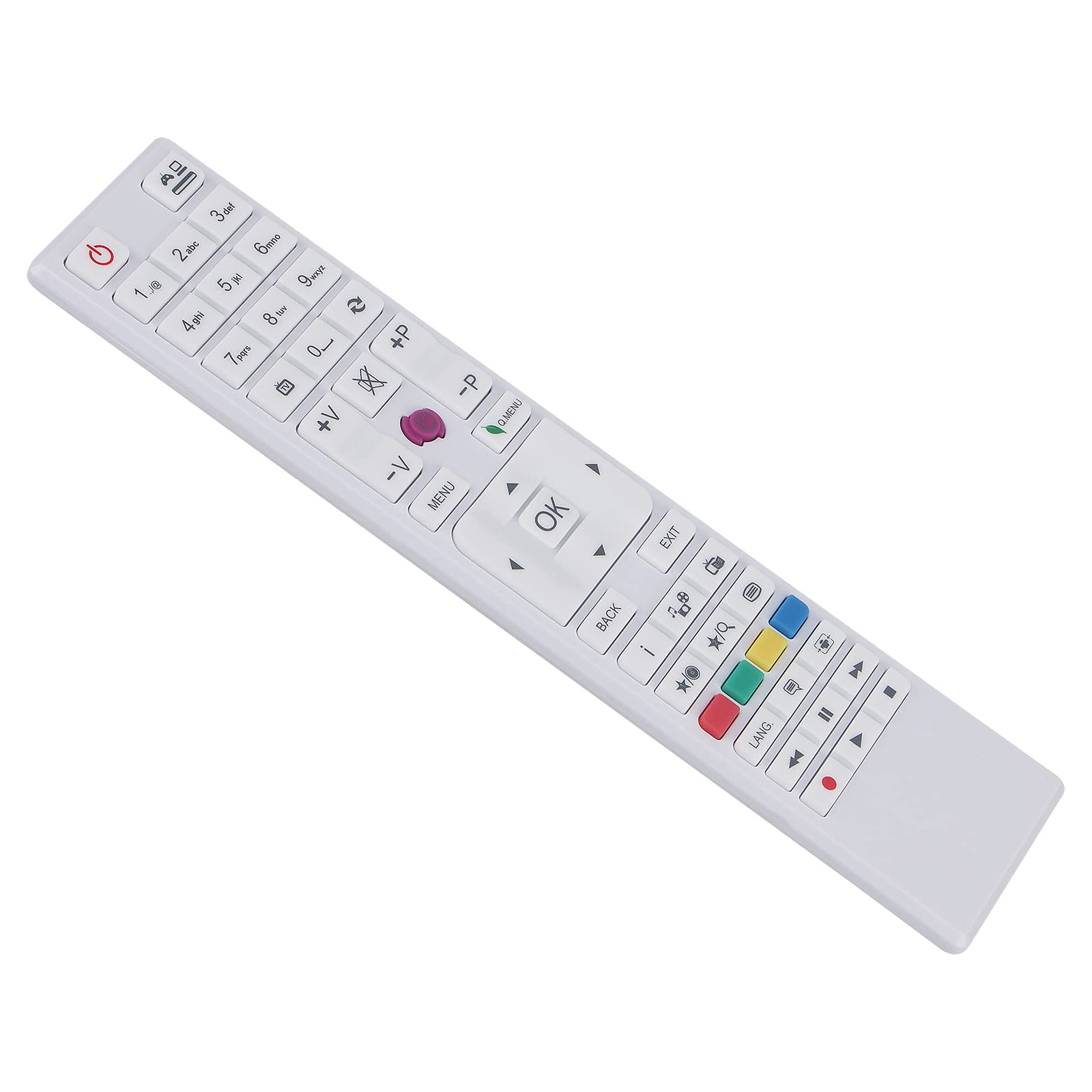 Nouveau RC4876 30089240 Télécommande de Remplacement pour Telefunken 32HB4550 43FB5150 D40F289N3CW D40U300M4C L500U300I4CW S24N01NC17 S32N01NC16 TFCD39DLED17 TFL49UHD31B TFL5017FHD01B TFL6501UHD19B