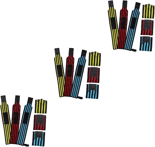 YARNOW 18 Pcs Wristband Carpal Tunnel Splint Guantes De Gym para Hombres Fitness Gloves Wrist Strap Referee Shirt Thumb Wrist Brace Nylon Men and