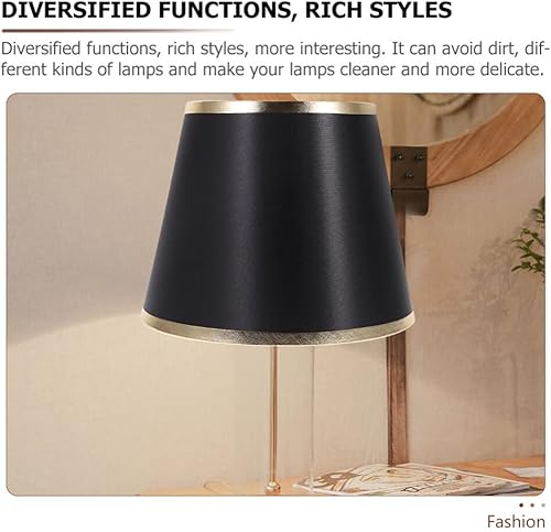 Miniatura 7 de Angoily Pantalla de tela Barril Lámpara Pantalla Araña Pantalla Lámpara Decorativa Pantalla de Lámpara de Tapa Dura, Pantalla de Lámpara Colgante