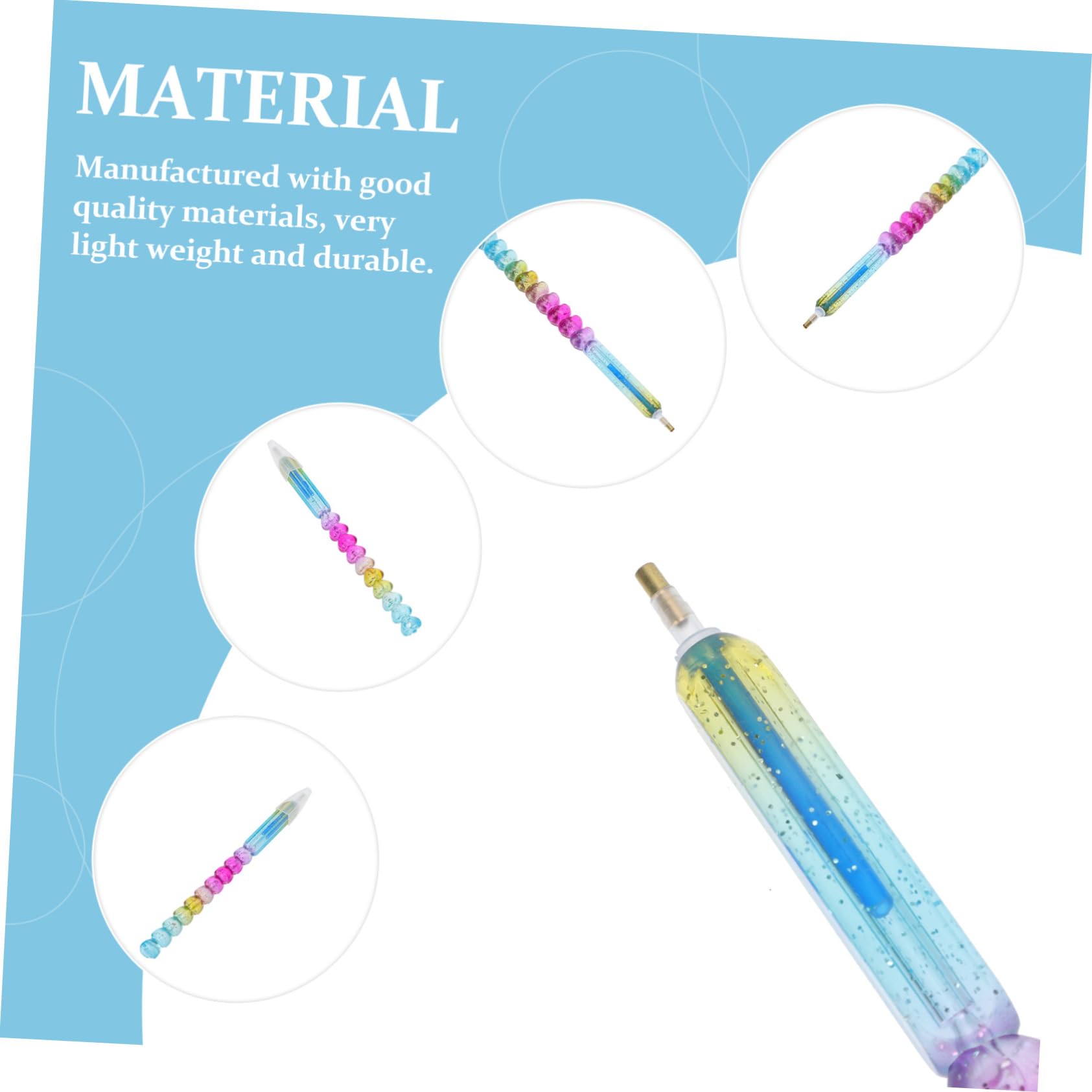 FRCOLOR 20 Pz Penna Di Perforazione Penna Per Manicure Creativa Punta Di Arte Del Penna Per Unghie Designer Di Penne Per Unghie Penna Per Pittura Per Manicure Para Uñas Plastica Abs