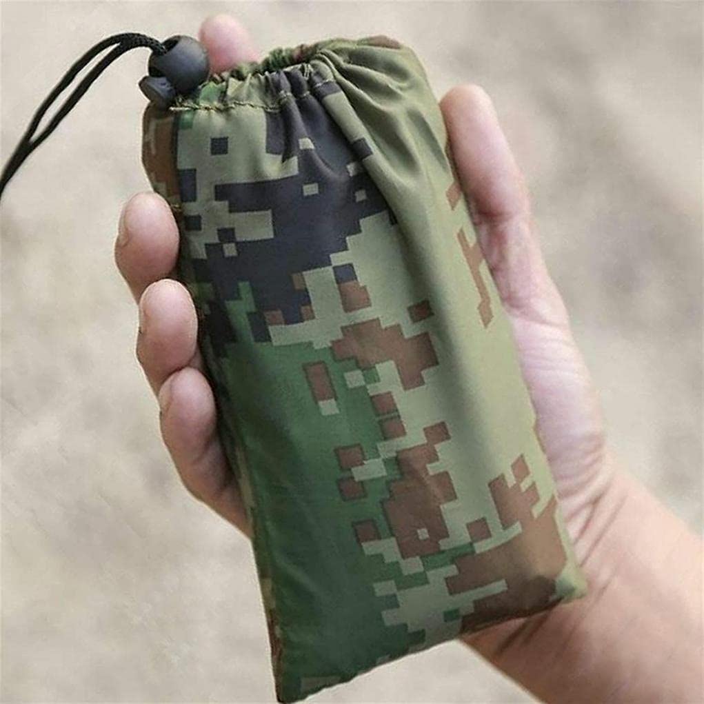Bâche De Camping Portable Imperméable, Abri Solaire Hamac Coupe-Vent Tente De Mouche De Pluie Bâche Bâche Abri Pare-Soleil Auvent pour La Pêche en Plein Air Randonnée, B