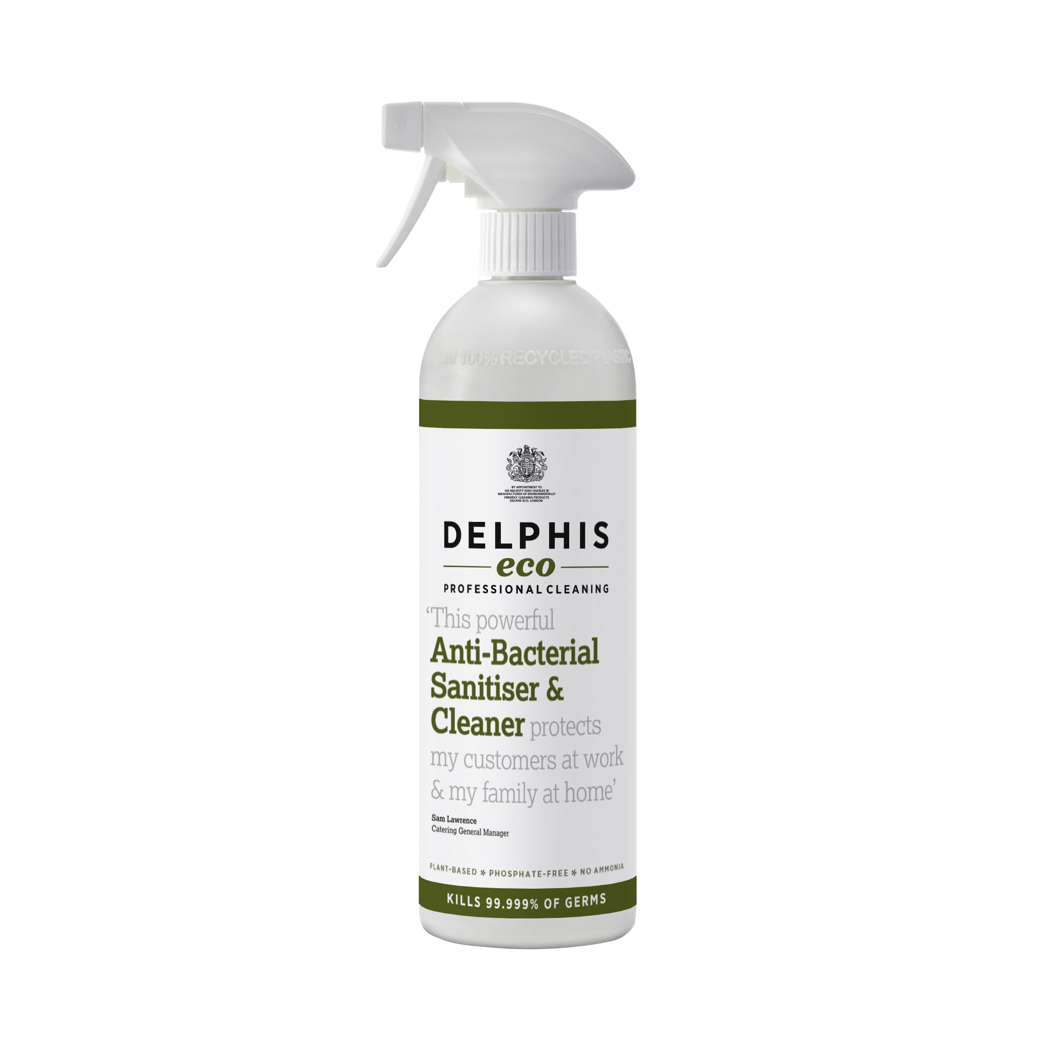 Delphis Eco Antibacterial Kitchen Surface Cleaner 700ml | Kills 99.999% of Bacteria & Viruses incl. Enveloped Viruses | Anti-Bac surface spray