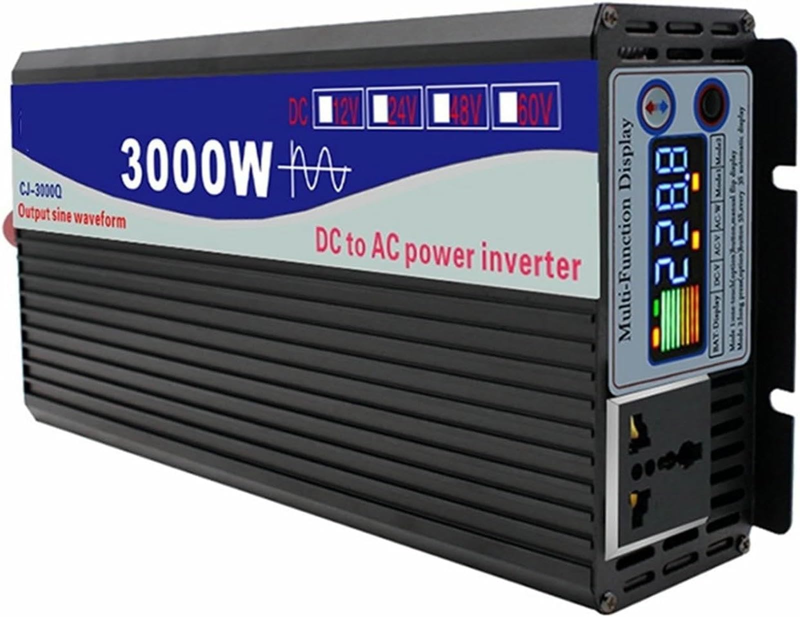 Onduleur de puissance onde sinusoïdale pure 12v 220v pour kit solaire autonome 3000W