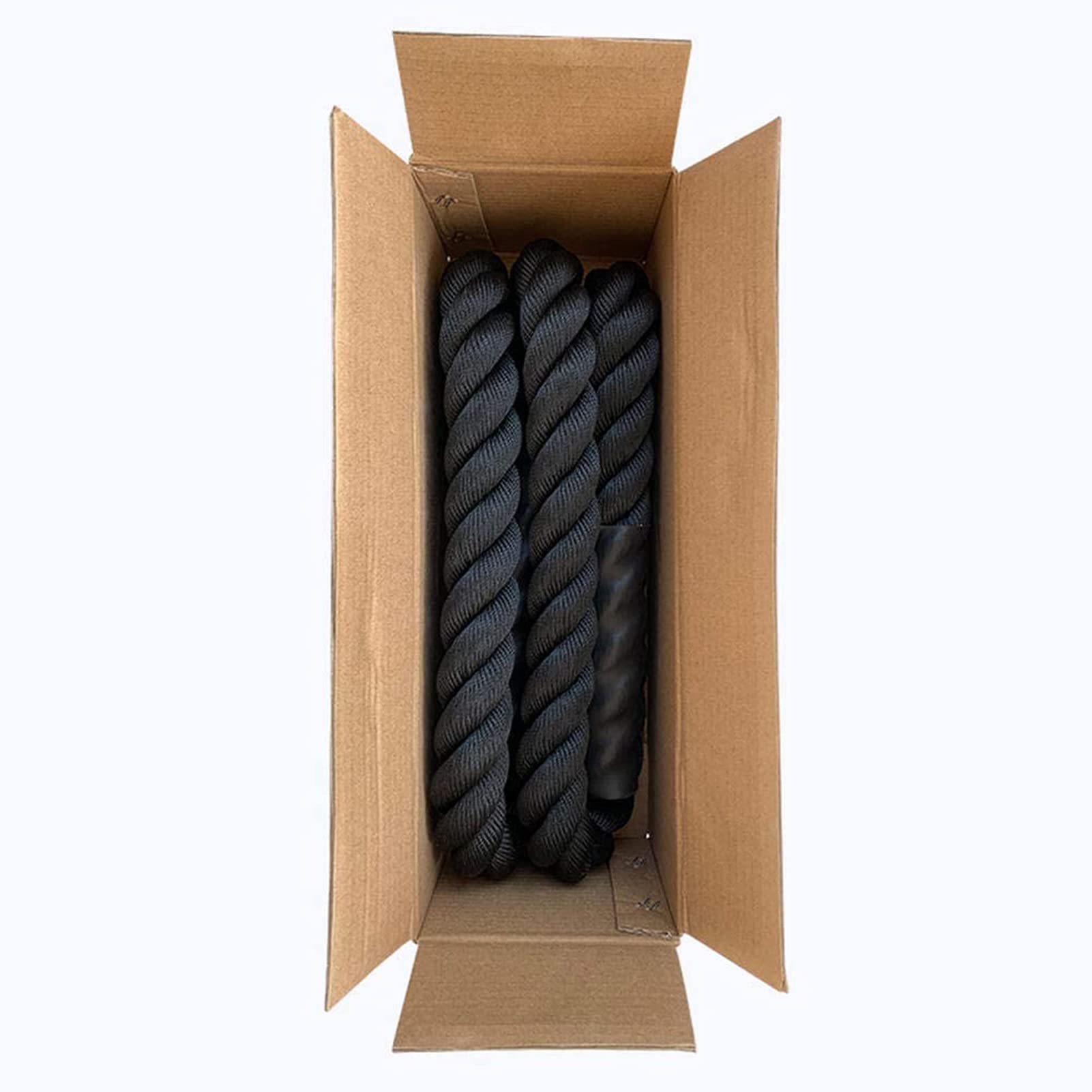 Gym Heavy Duty Battle Rope mit Schutzhülle, für Indoor- Oder Outdoor-Workouts Fitness, 1,5 Zoll Durchmesser 30/40/50 Fuß Länge Erhältlich, Anker Inklusive (Size : 15m)