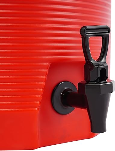 Miniatura 9 de Dispensador de bebidas aislado de acero inoxidable de 4.49 galones, dispensador de bebidas frías y calientes con boquilla y asa, retención de