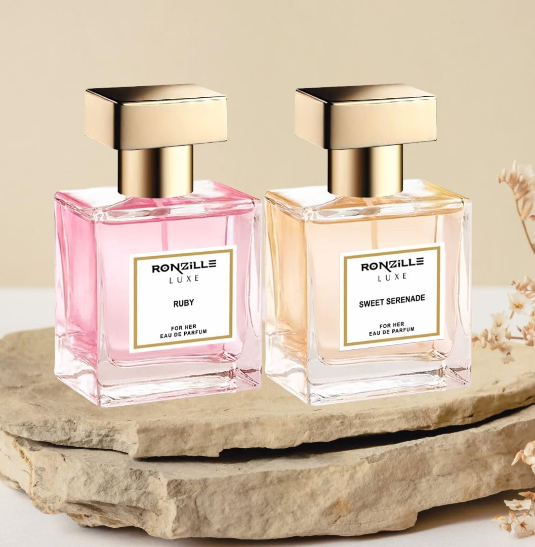RONZILLE Eau De Perfume Set of 2-60 ml (Sweet Serenade,Ruby)-picture-12