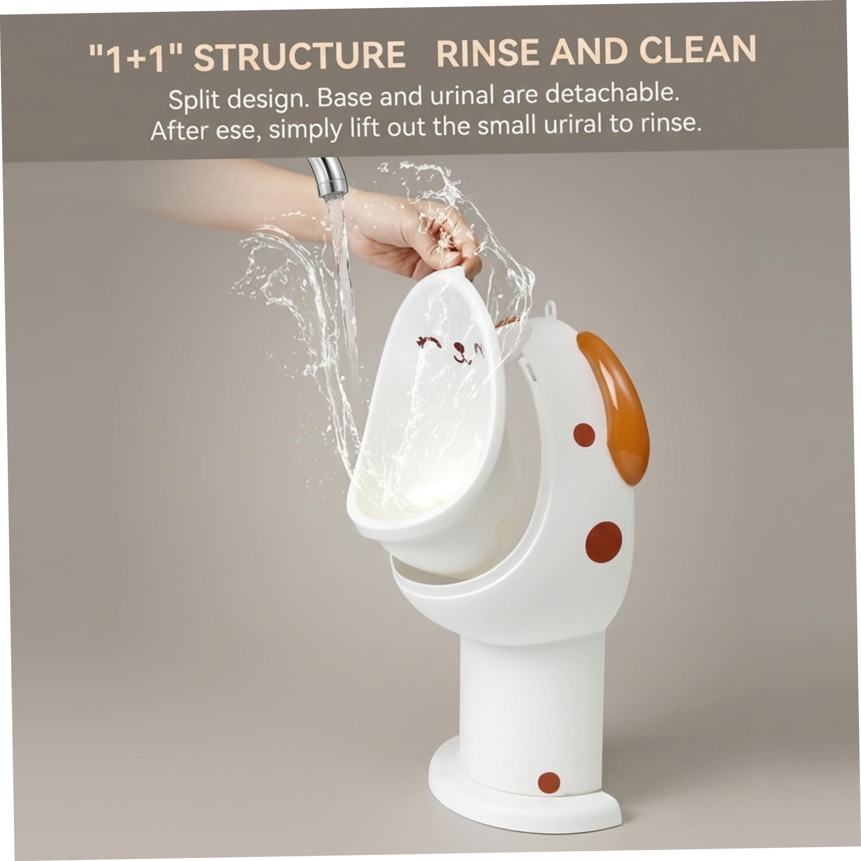 Orinal infantil para niños con divertido diseño de molino de viento, urinario infantil de altura ajustable montado en la pared para niños para entrenamiento de orinal