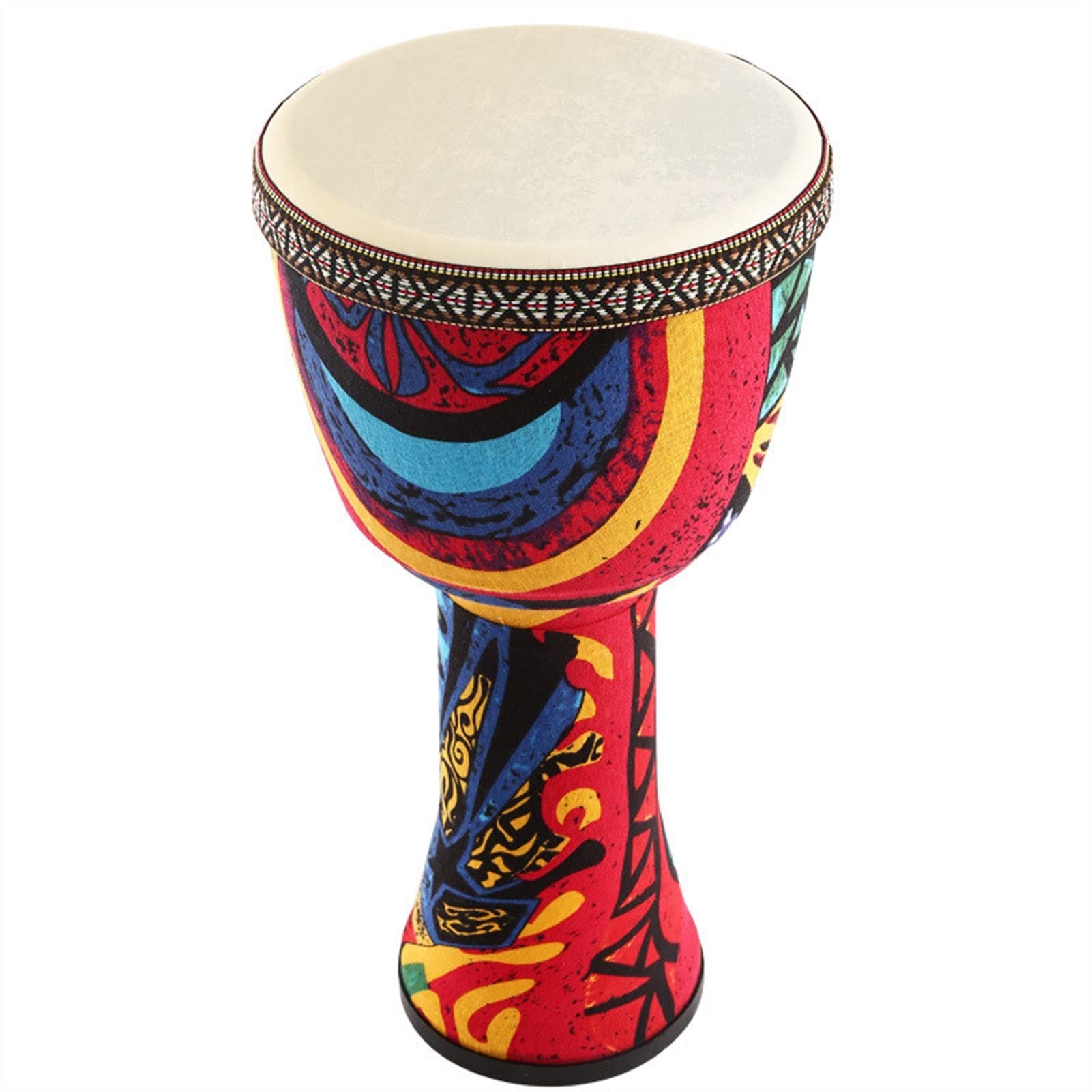 FLFL Djembe Tambor Abdominales Pandereta Ligera para Niños, Práctica De Principiantes De Luz, Tuning Gratuito 8 Pulgadas-Timpani Djembe