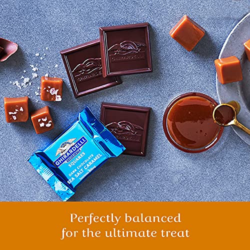 Ghirardelli Dark & Sea Salt Caramel Chocolate Squares thumb #5